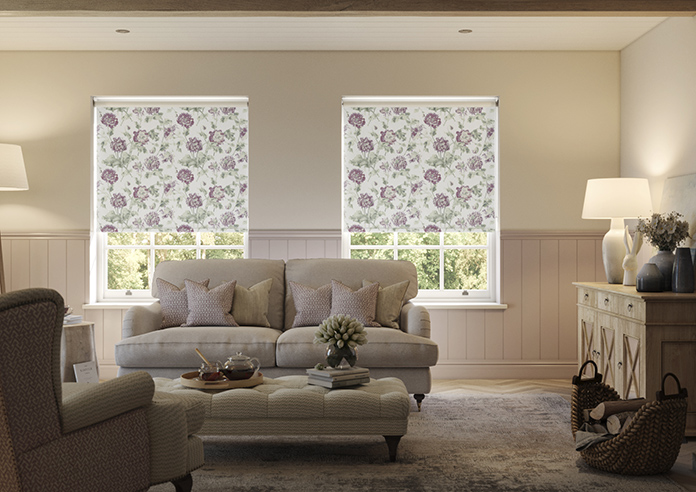Laura Ashley Hepworth, Grape - Roller Blind - Image 3